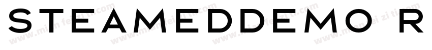 SteamedDEMO Regular字体转换